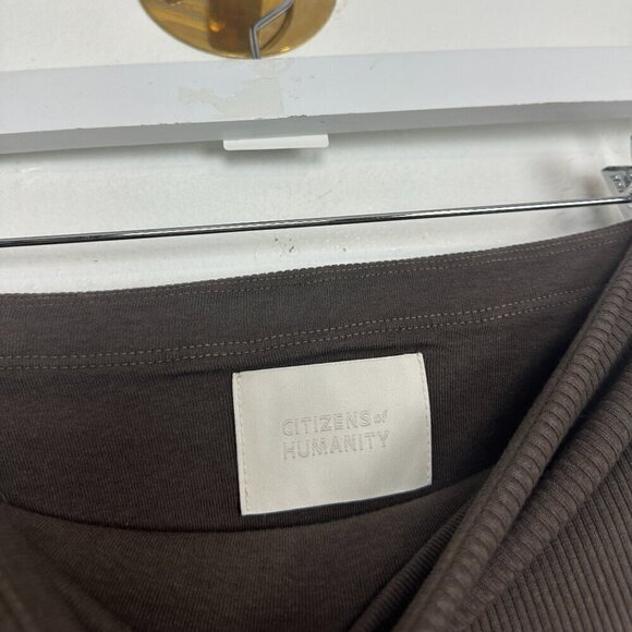 CITIZENS OF HUMANITY Sloane Bodysuit in Fig Size X-Small - Picture 3 of 6